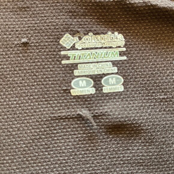 Brown Lightweight Columbia Titanium Activewear Jacket Size M - Picture 8 of 10